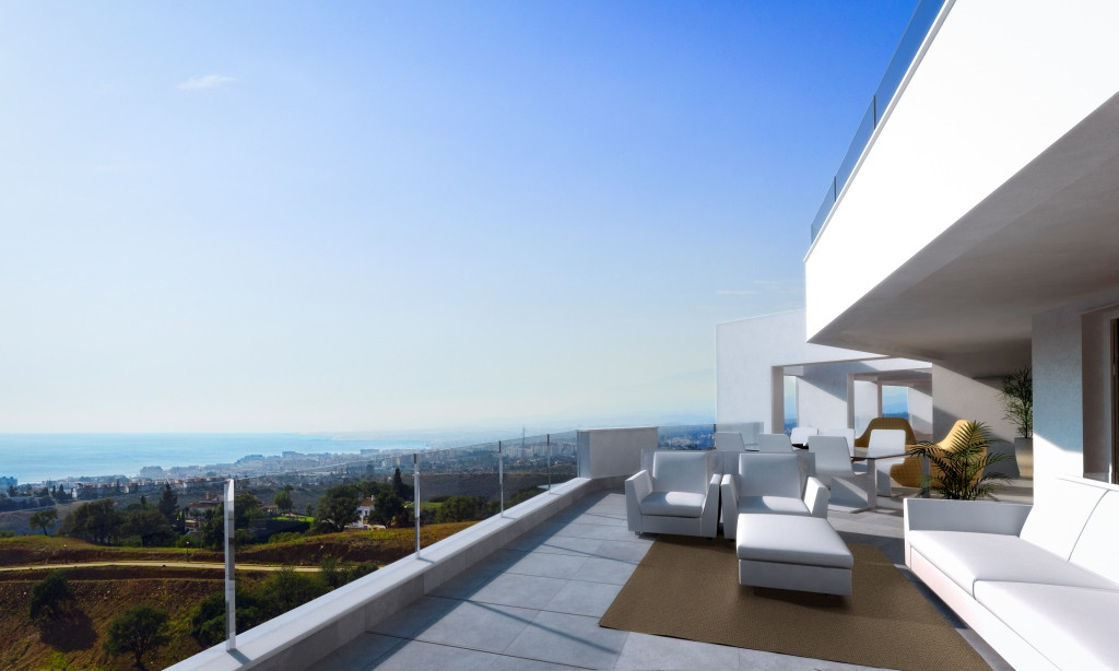 Newly built modern apartments for sale in Altos de los Monteros - Marbella