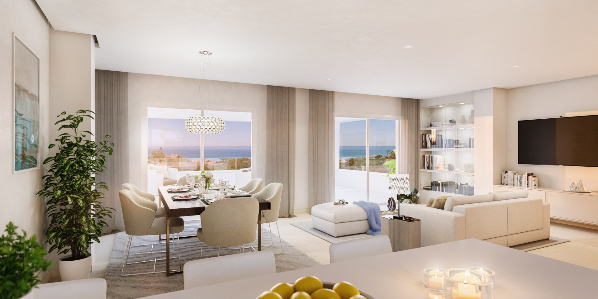 Newly built modern apartments for sale in Altos de los Monteros - Marbella