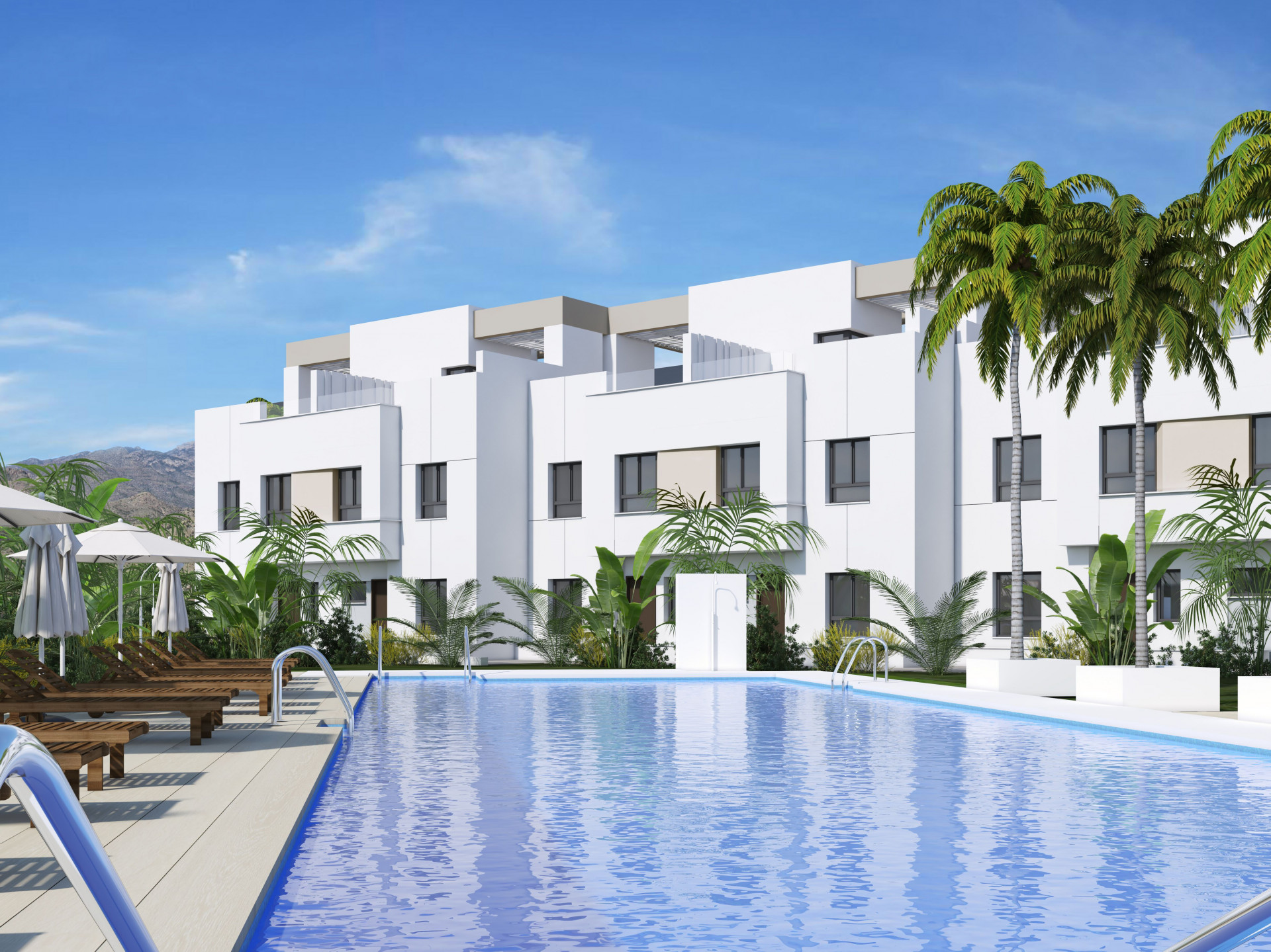 Brand new front line golf townhouses for sale in La Cala Golf – Mijas