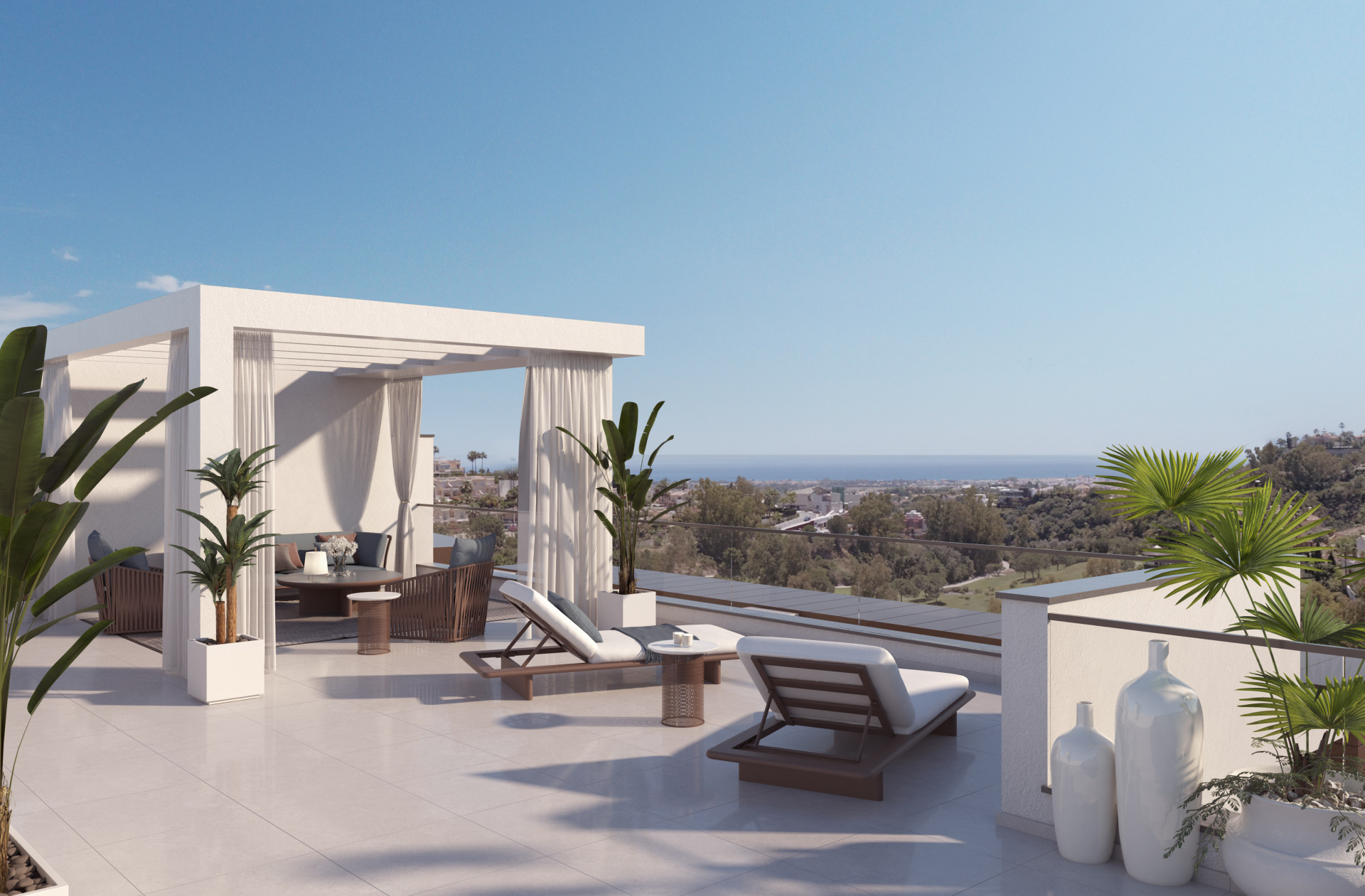 New contemporary style apartments for sale in Benahavis
