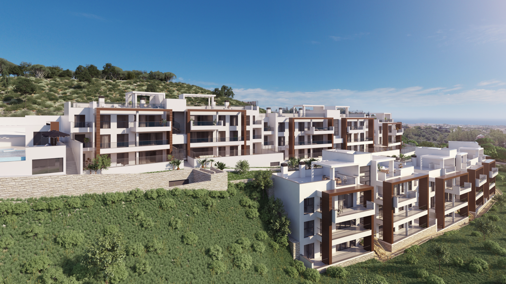 New contemporary style apartments for sale in Benahavis