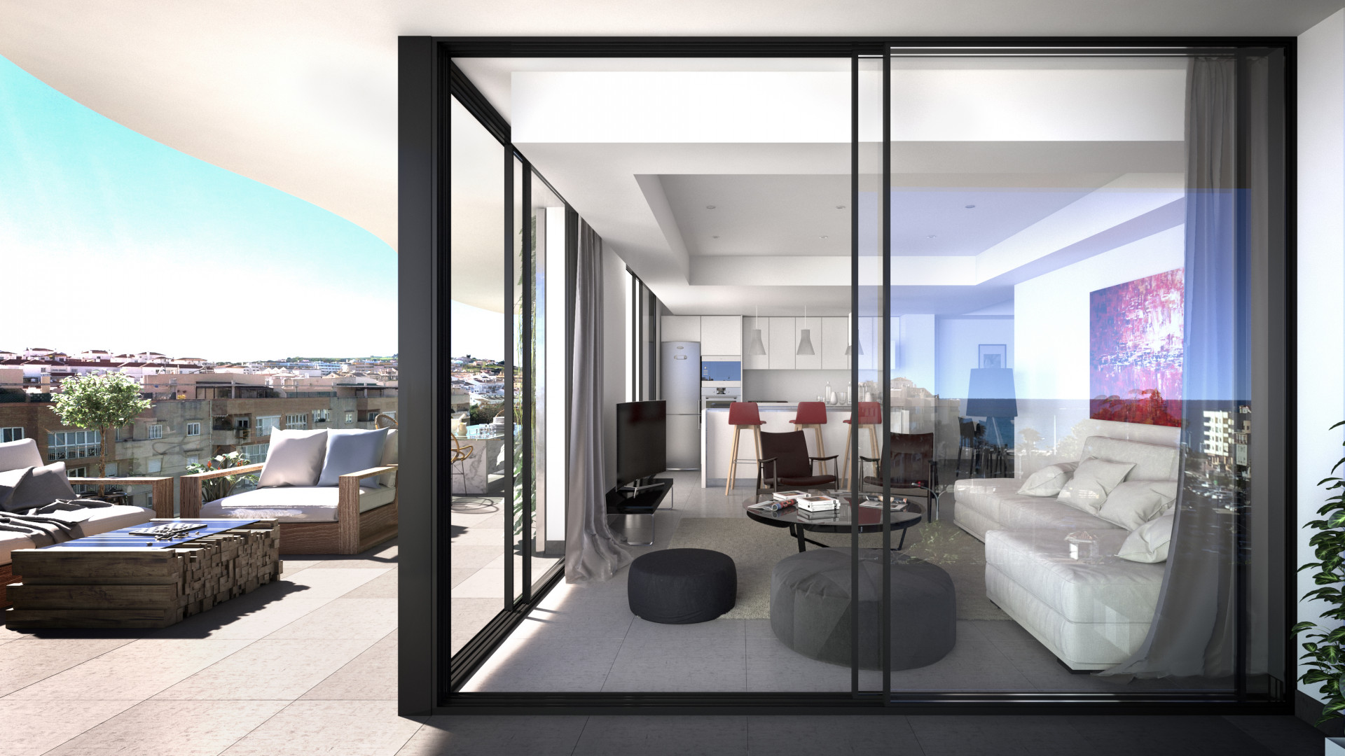 New modern apartments for sale in Estepona centre