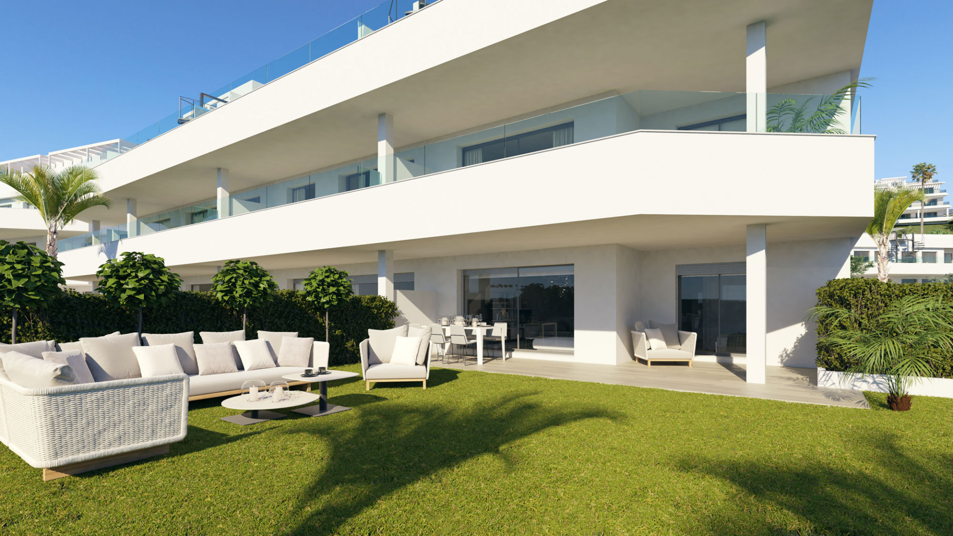 New development of contemporary apartments in Cancelada - New Golden Mile