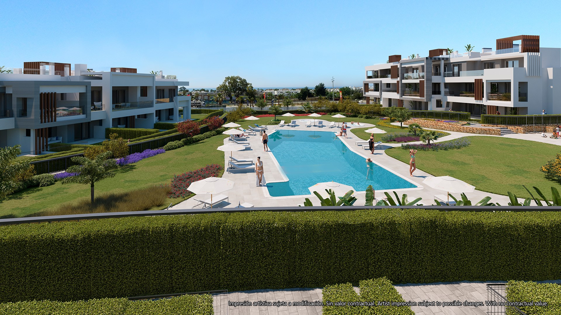 New development of contemporary apartments and penthouses in Cancelada - New Golden Mile
