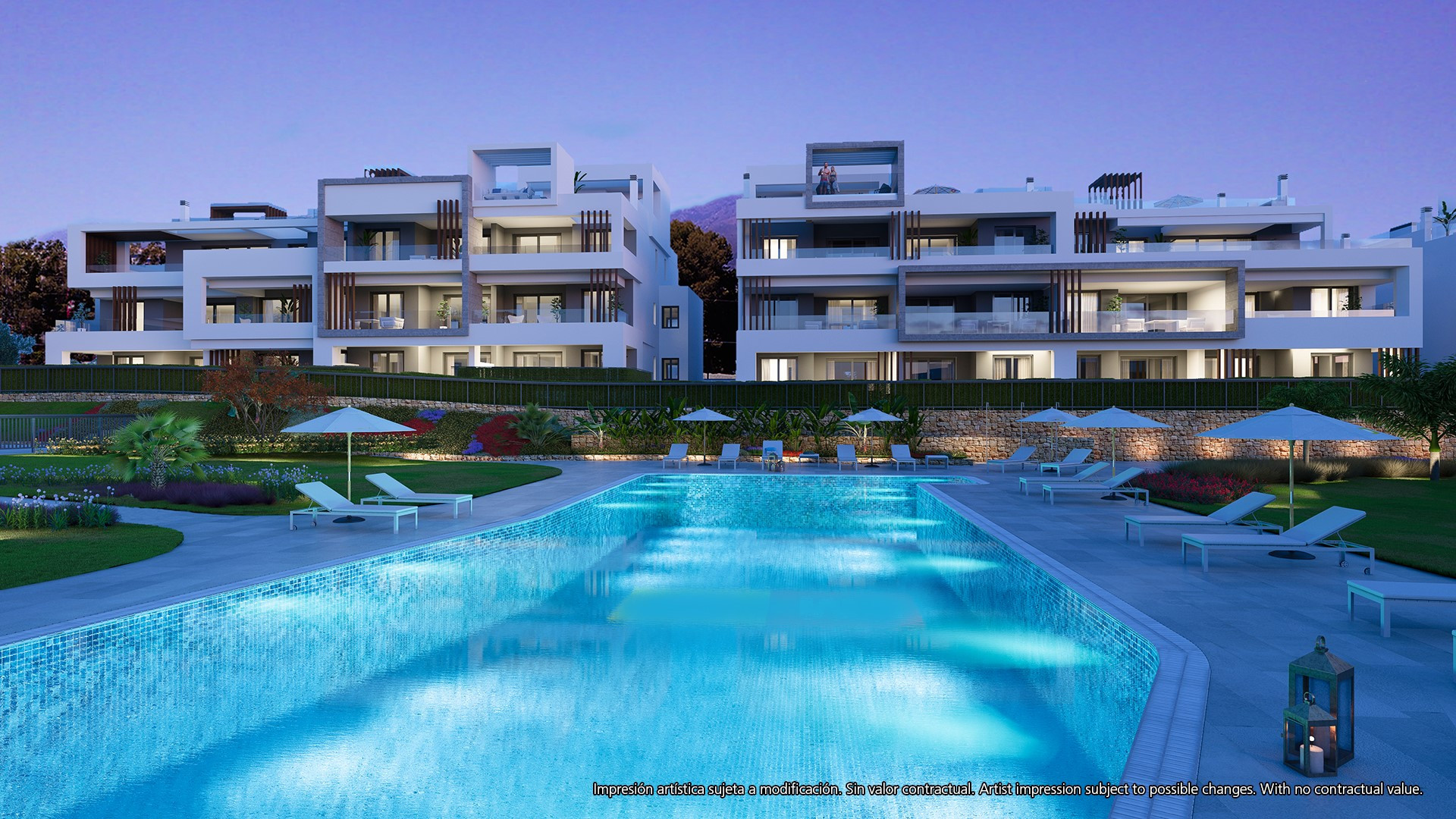 New development of contemporary apartments and penthouses in Cancelada - New Golden Mile