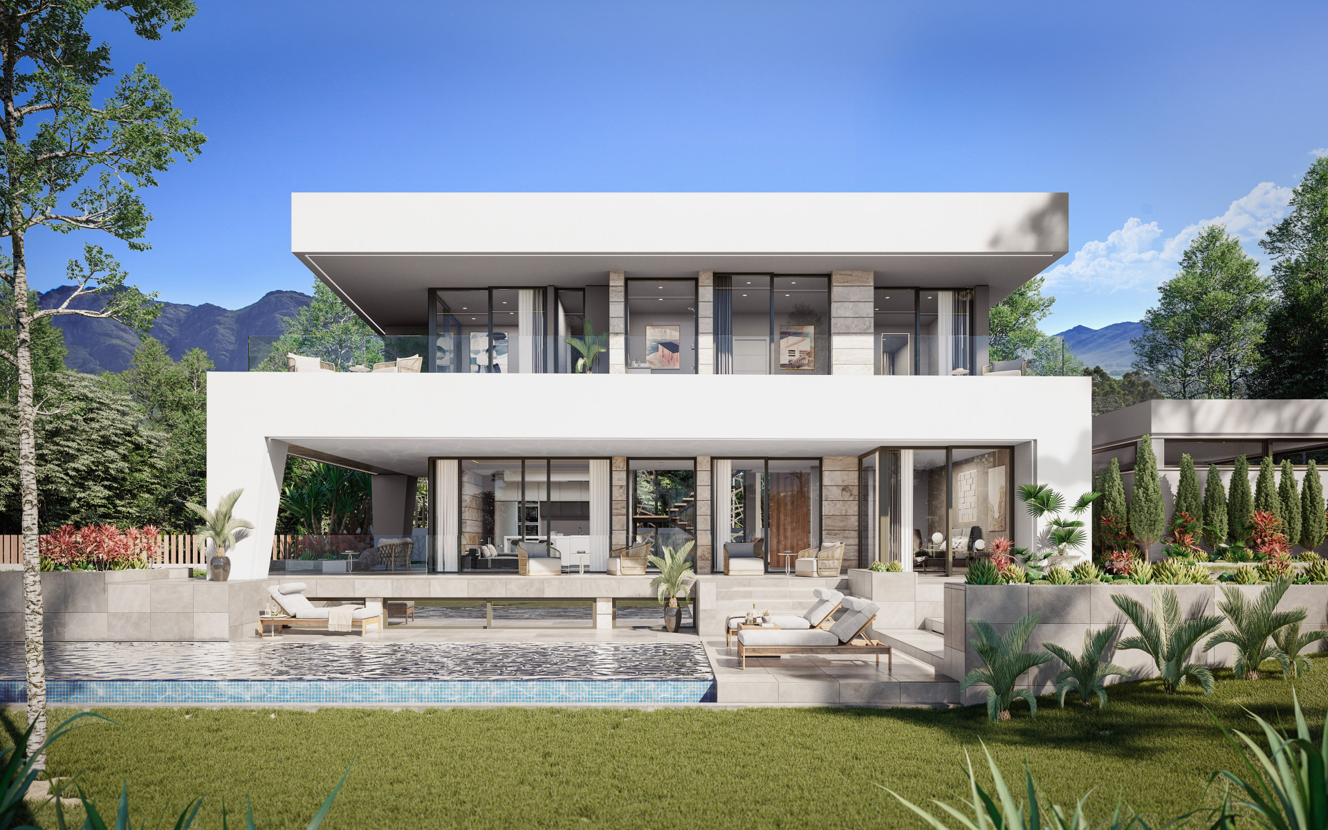 New contemporary style villa for sale in La Cala de Mijas
