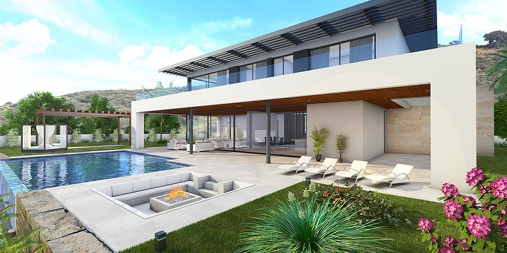 Off plan modern front line golf villa for sale in La Cala Resort – Mijas