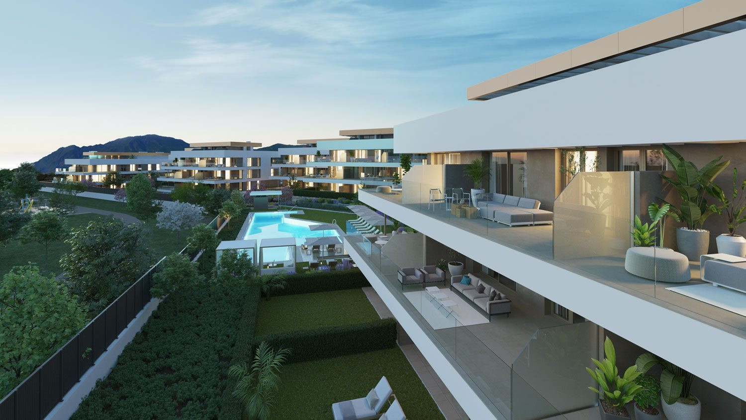 Modern off plan apartments for sale in Estepona
