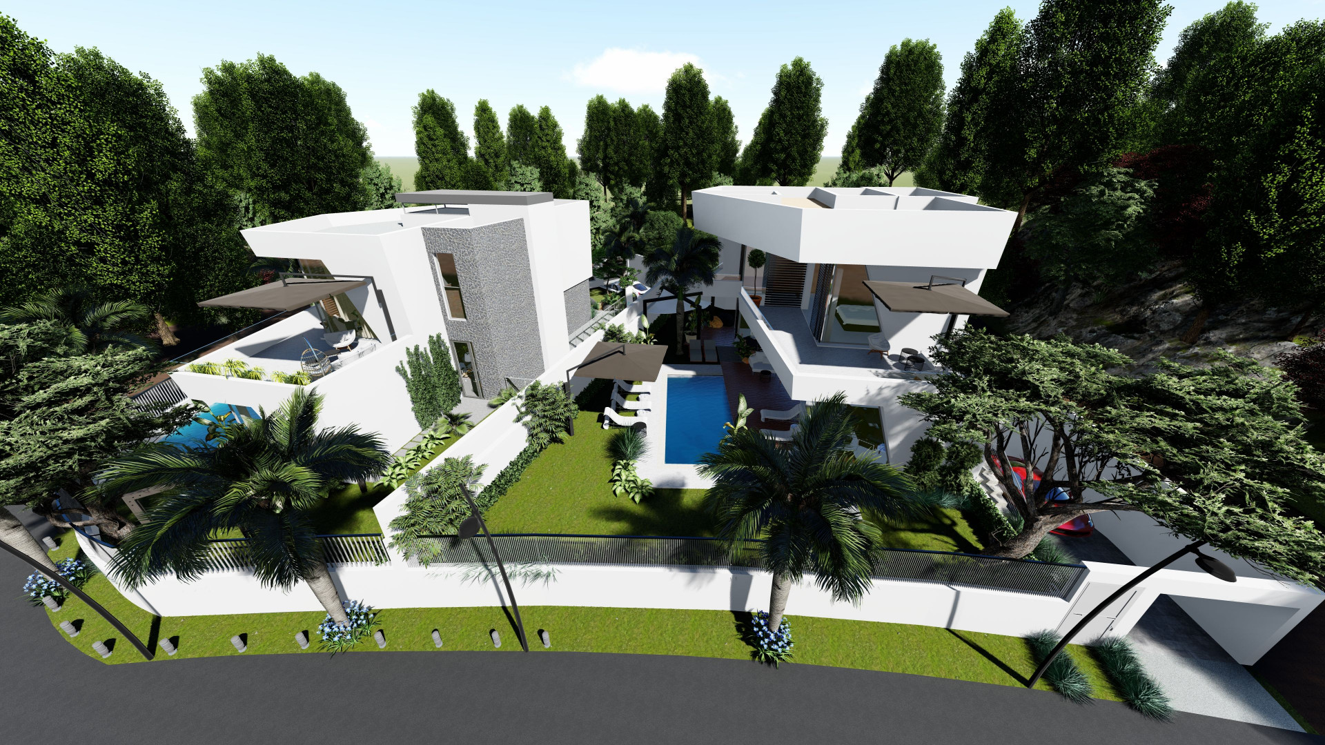 Modern off plan villa beachside in New Golden Mile  - Estepona for sale