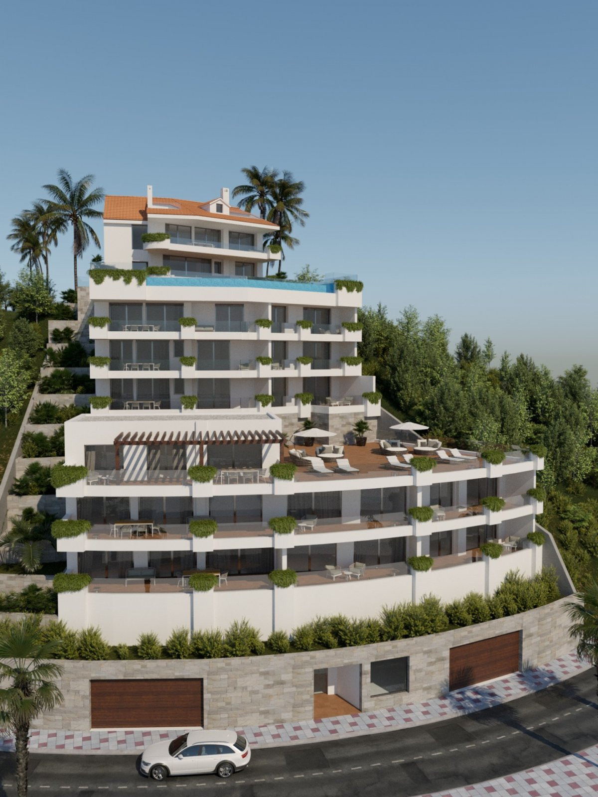 Off plan complex of modern apartments for sale in Nueva Torrequebrada – Benalmádena