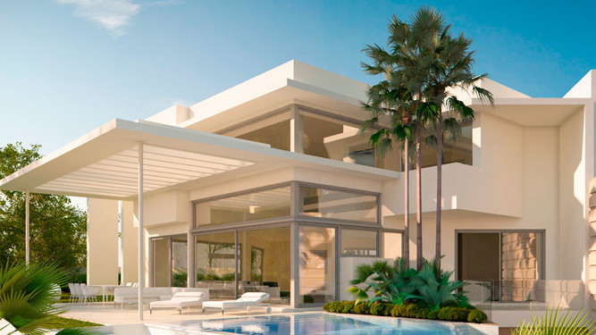 Modern Contemporary villas for sale in Santa Clara Marbella East