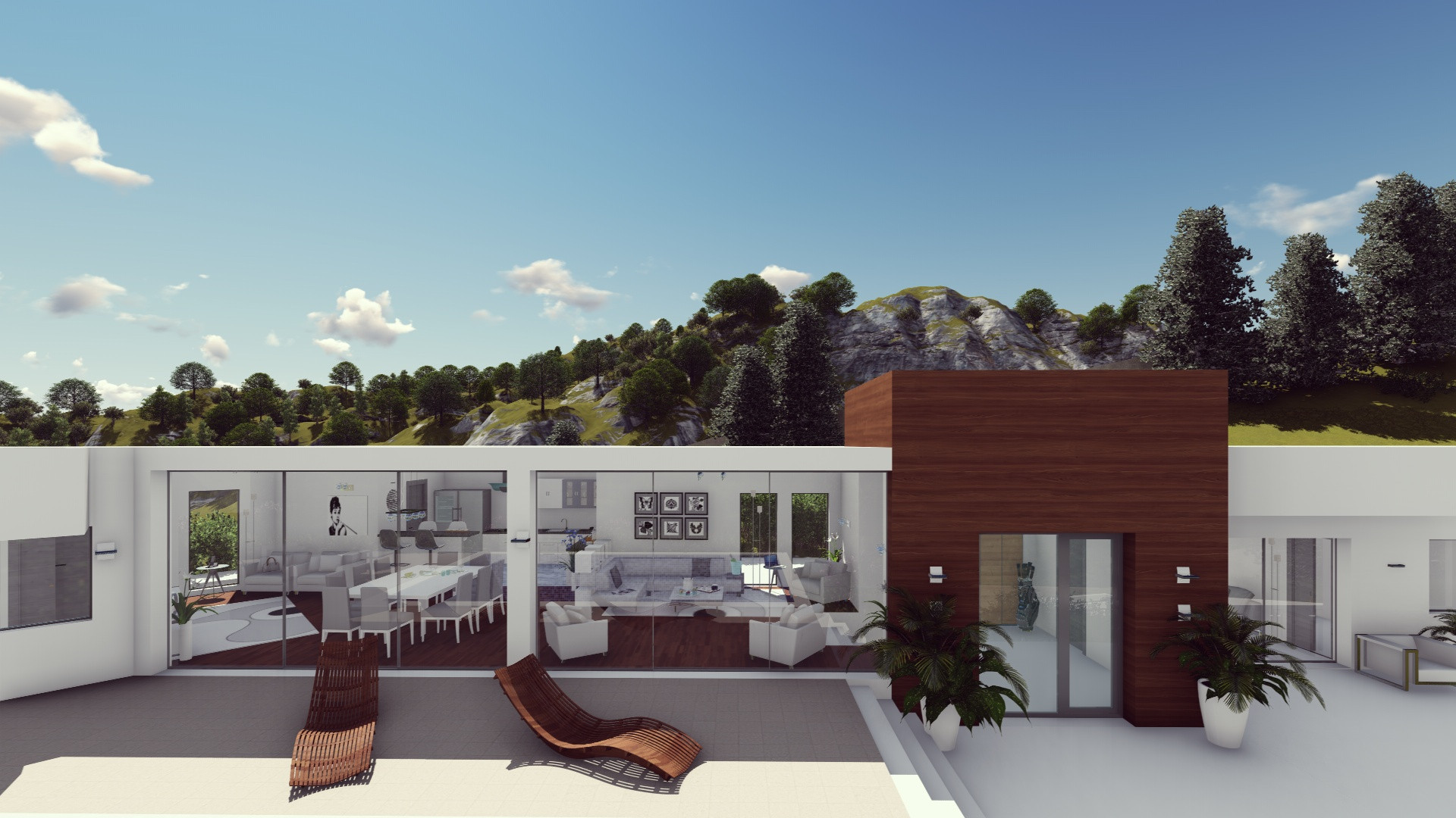 Contemporary design villa project for sale in Mijas