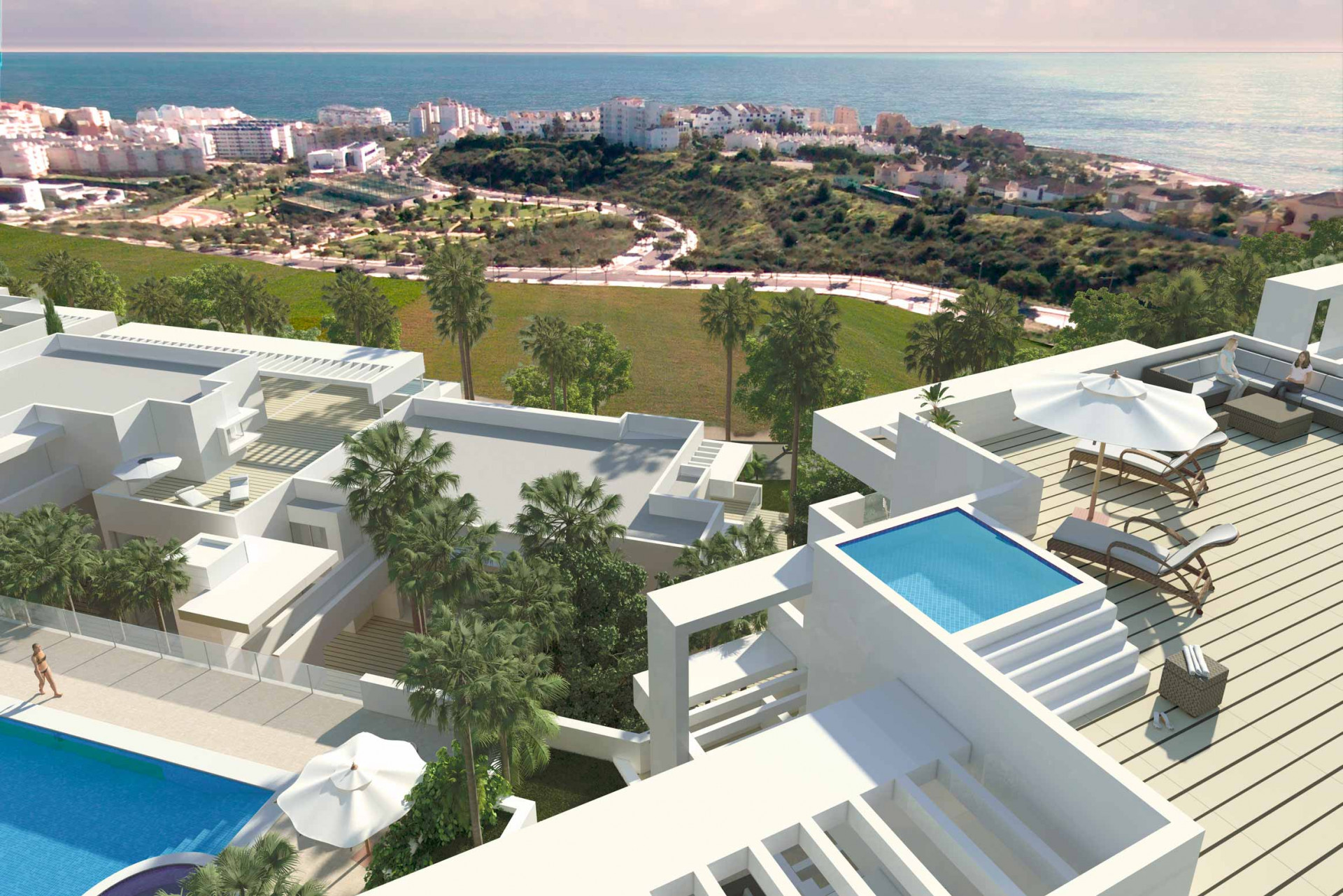 New modern contemporary apartments for sale in Estepona