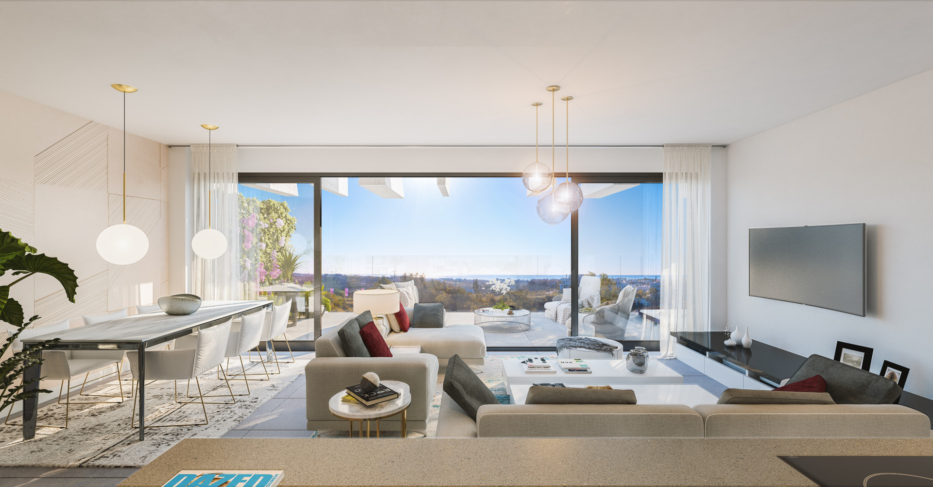 New exclusive modern apartments for sale on the New Golden Mile in Estepona