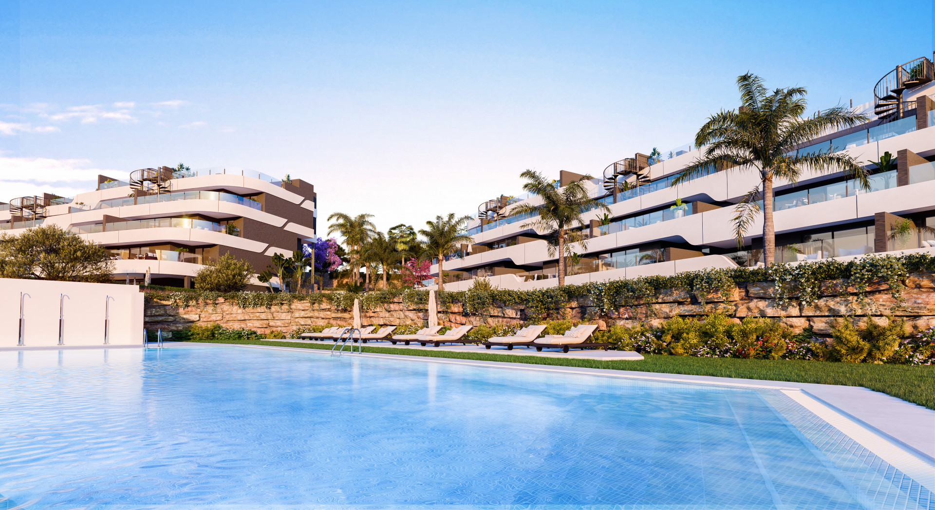 New exclusive modern apartments for sale on the New Golden Mile in Estepona