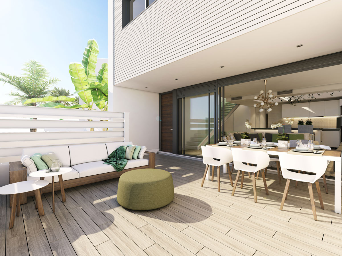 New ultra-modern townhouses for sale on the New Golden Mile in Estepona