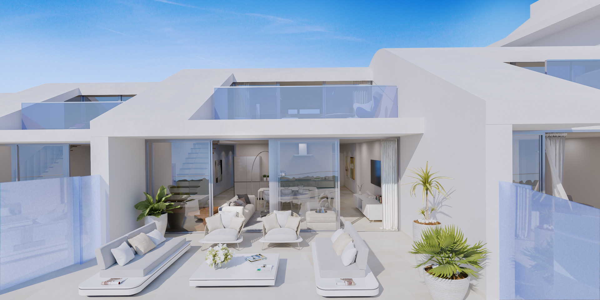 New project of contemporary apartments for sale in Benalmadena