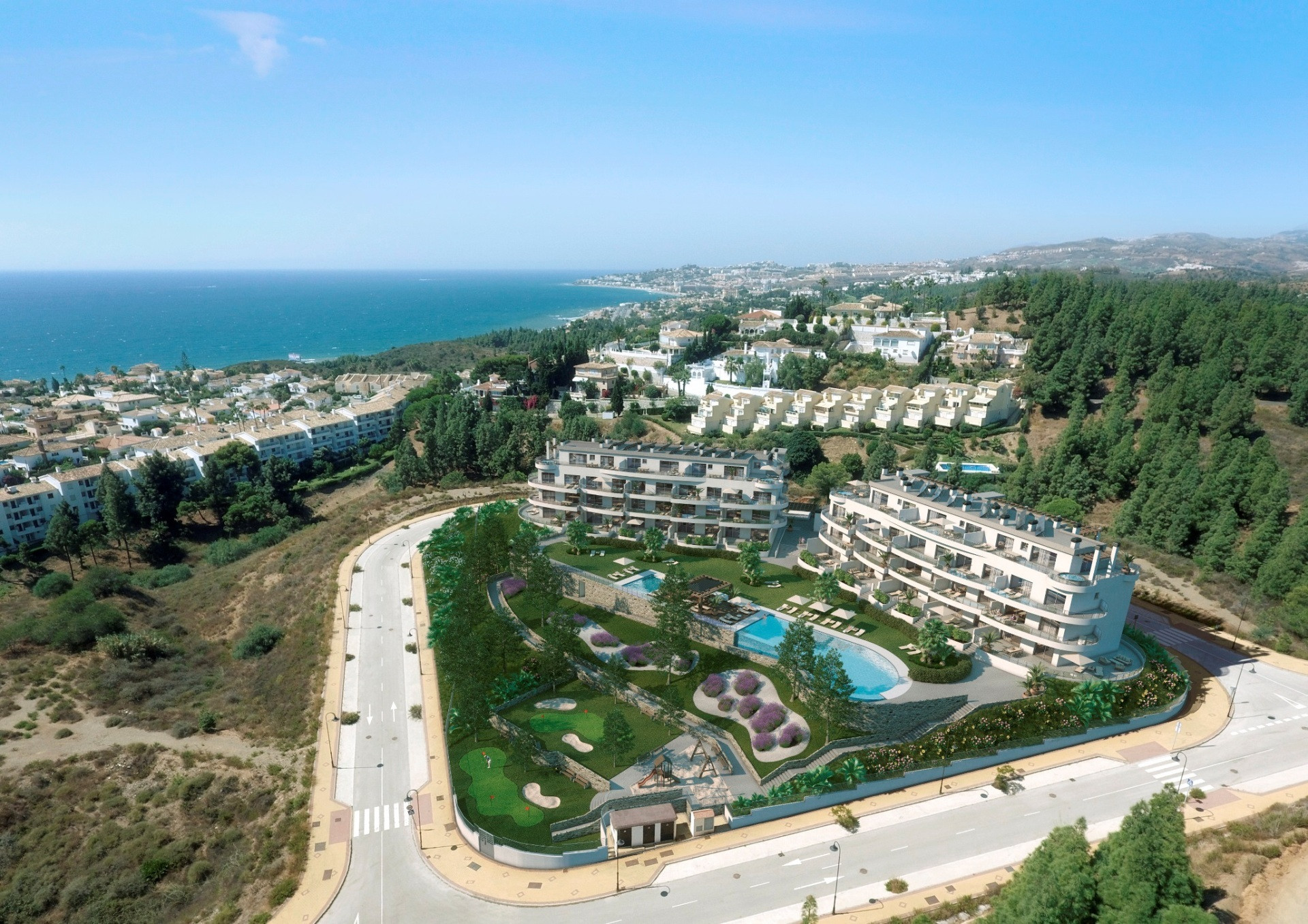 New modern apartments for sale in Mijas Costa