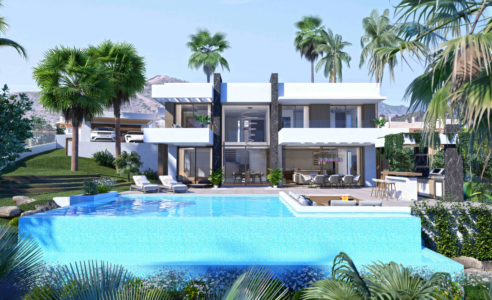Nieuwe ontwikkeling van moderne villa's aan de Resina Golf - Estepona