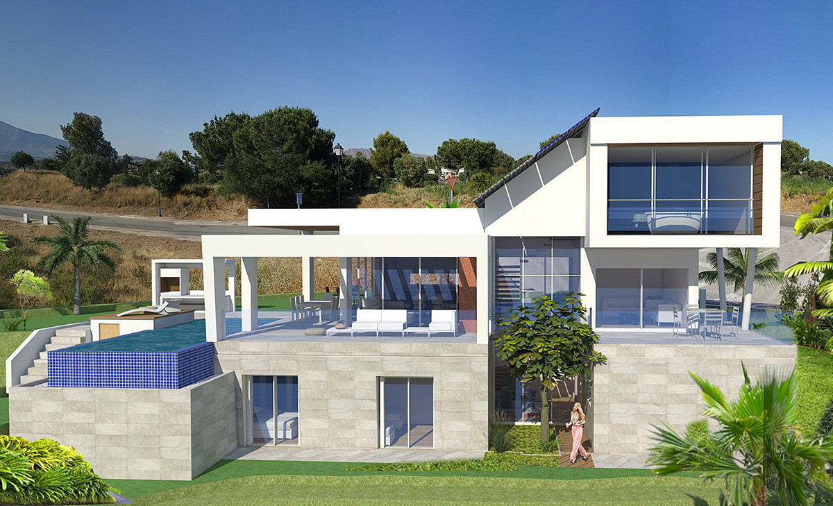 Contemporary villas for sale in Mijas Golf