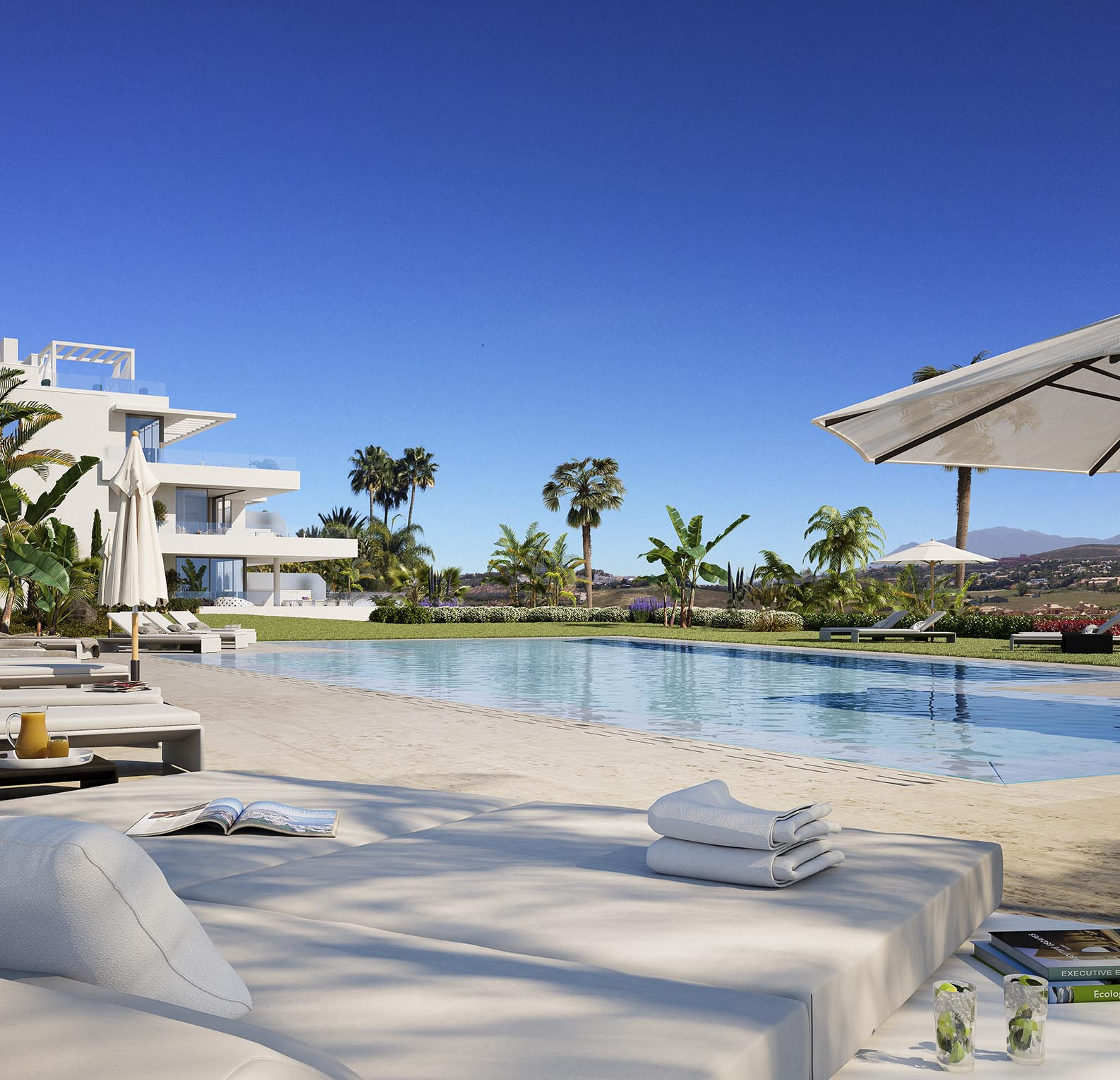 Modern Contemporary apartments for sale in Atalaya Estepona