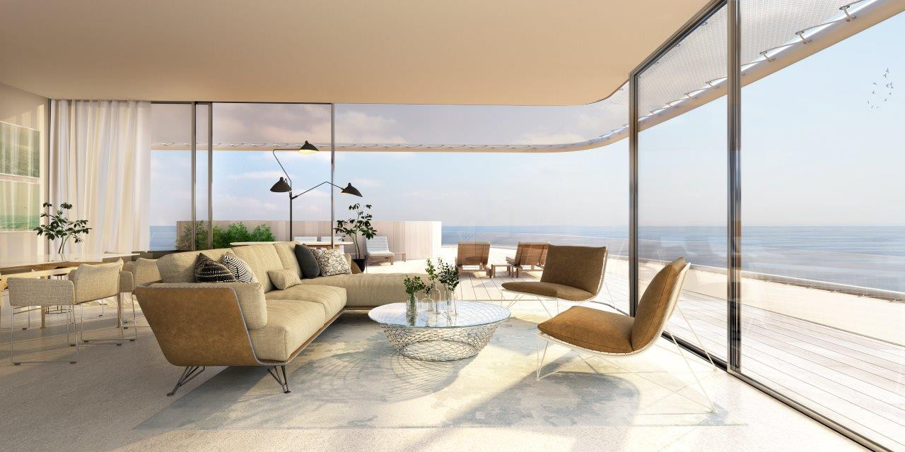 Luxury Frontline Beach modern apartments and villas for sale in Estepona