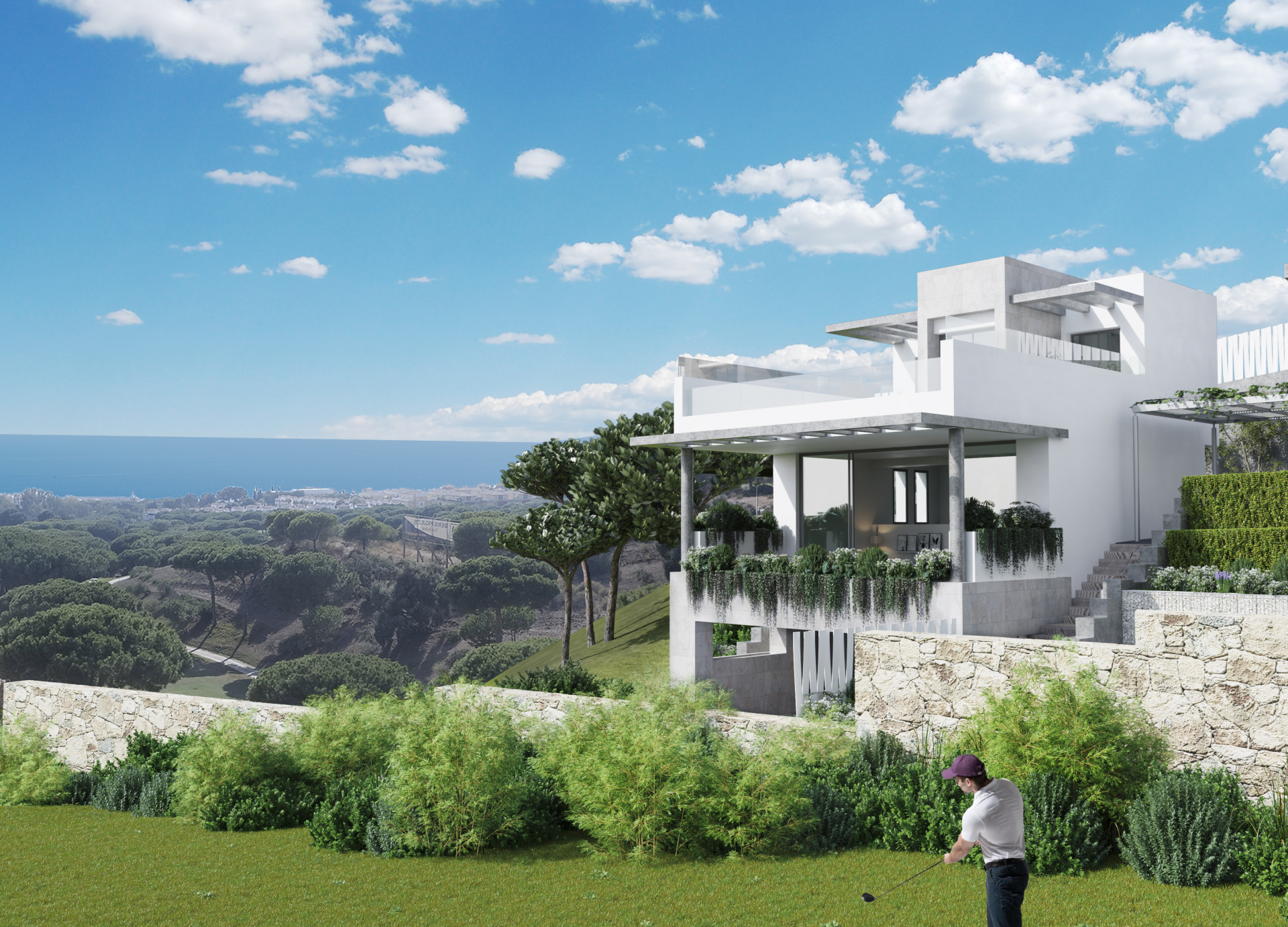 New Modern townhouses for sale in Cabopino