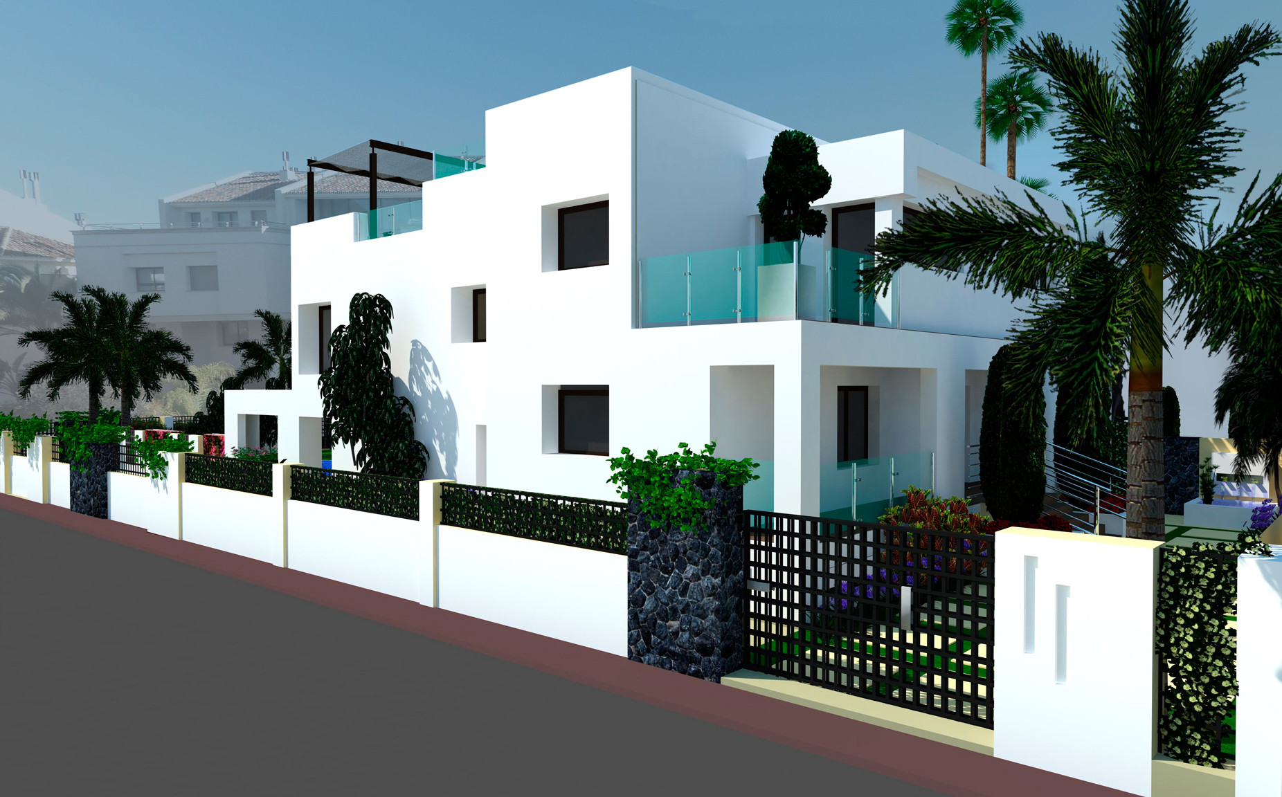 Eigentijdse villa te koop op de Golden Mile in Marbella