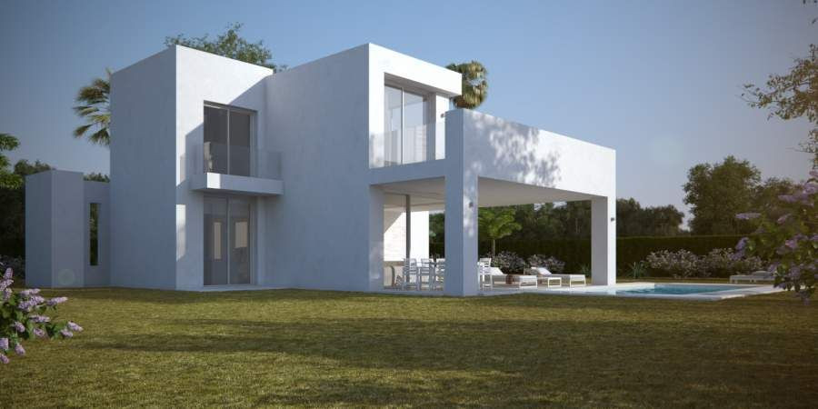 Newly built luxury contemporary golf villas for sale in Rio Real - Marbella