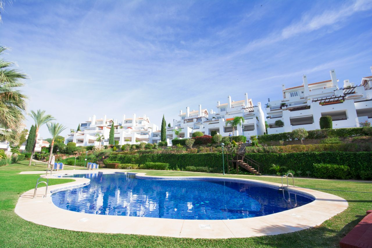 First line beach Andalusian style apartments to buy in Marbella