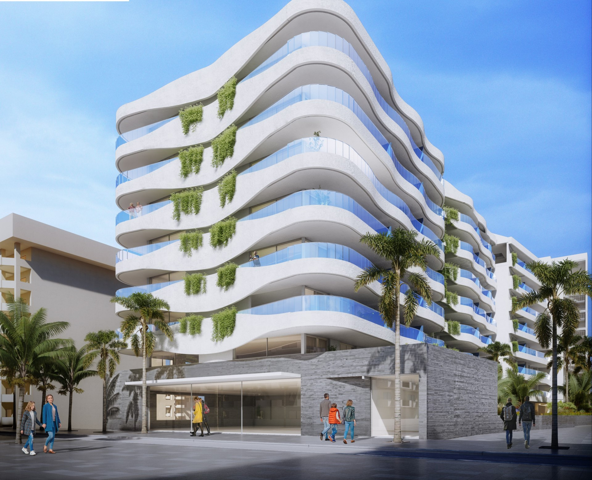New development of modern apartments and penthousses for sale in the heart of Fuengirola
