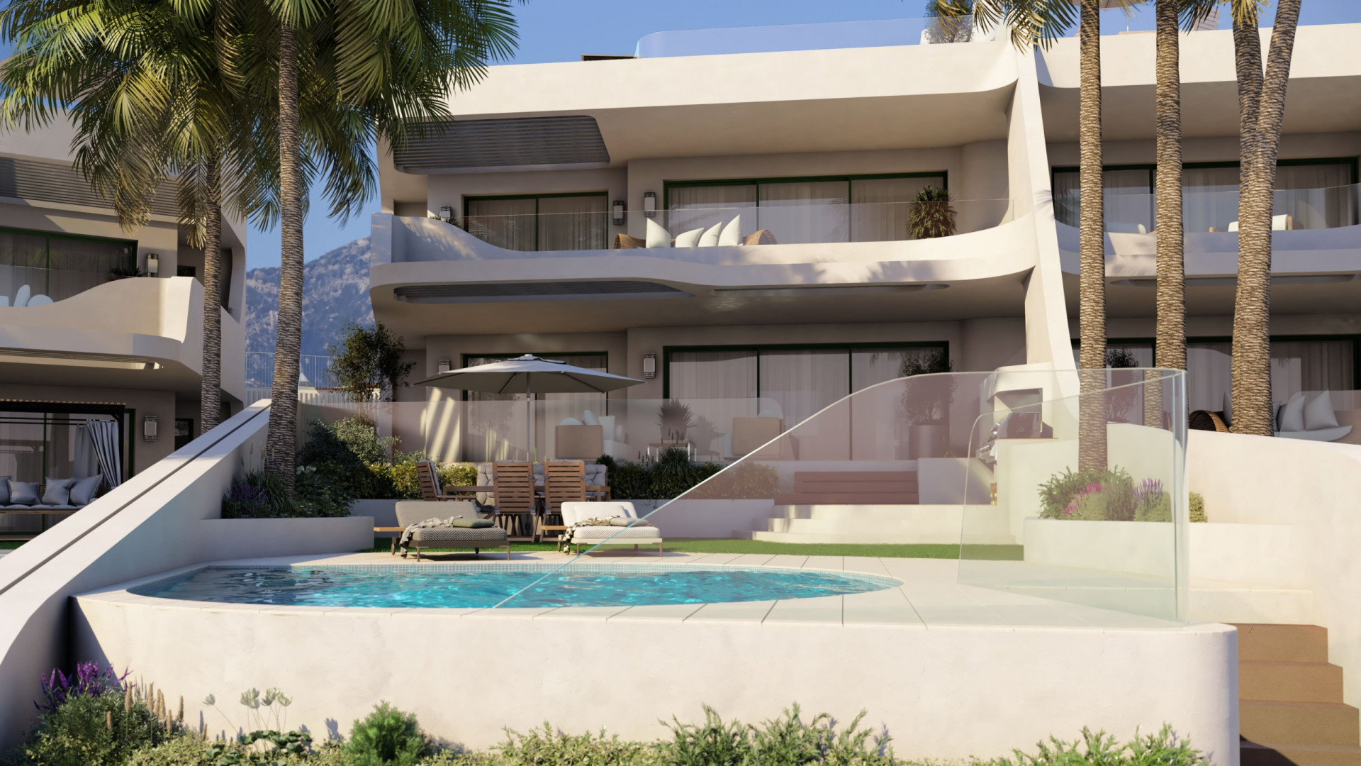 Boutique contemporary complex of 8 apartments and penthouses for sale in Cabopino – Marbella