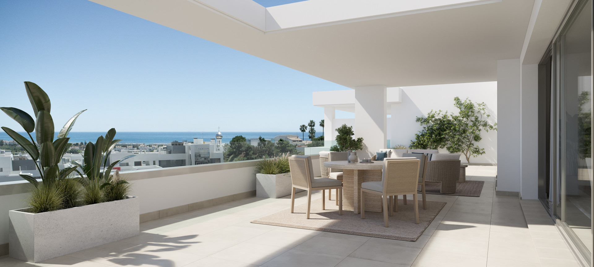 Brand new modern apartments and penthouses for sale on the New Golden Mile -  Estepona