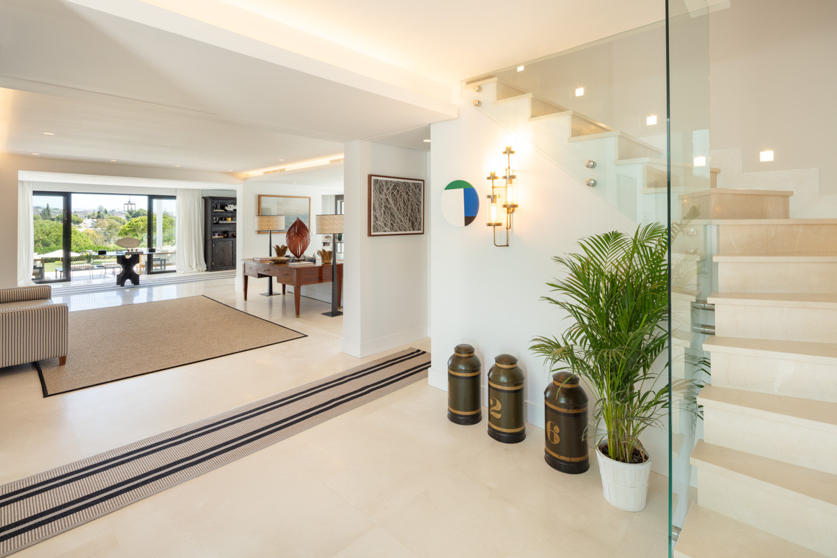 Refurbished modern Andalusian villa for sale in Nueva Andalucía – Aloha -  Marbella