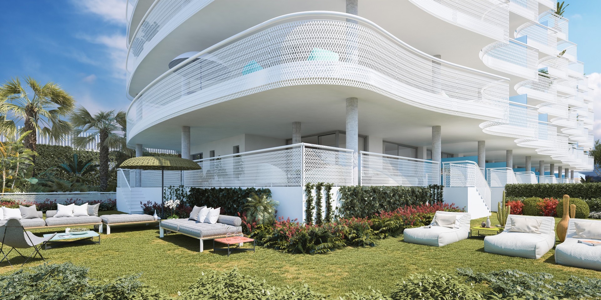 New project of contemporary apartments for sale in Reserva del Higuerón – Benalmadena