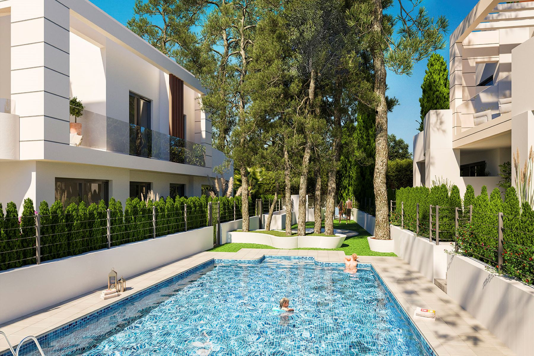 New development of contemporary townhouses in Cancelada - New Golden Mile