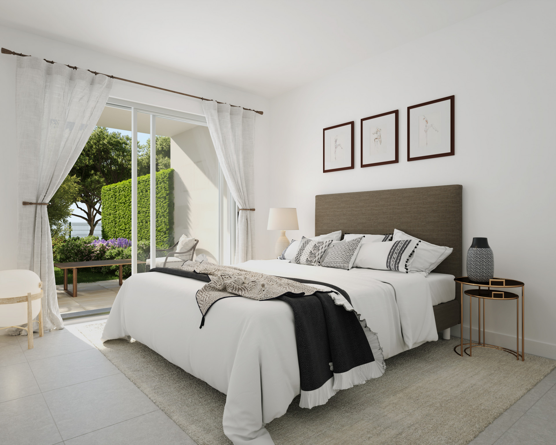 Off plan modern apartments in Estepona downtown for sale
