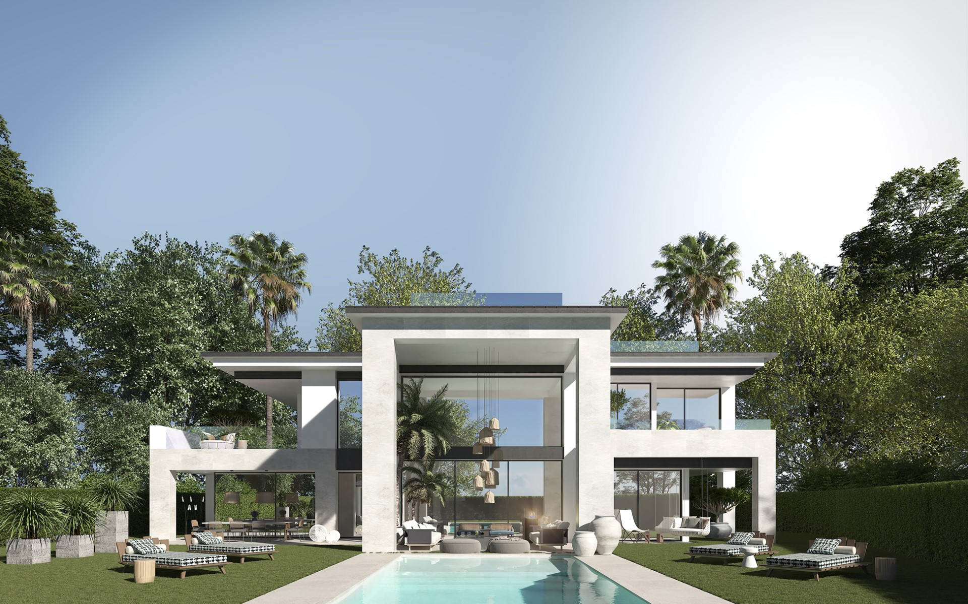 Modern villa for sale in Nueva Andalucia - Puerto Banus