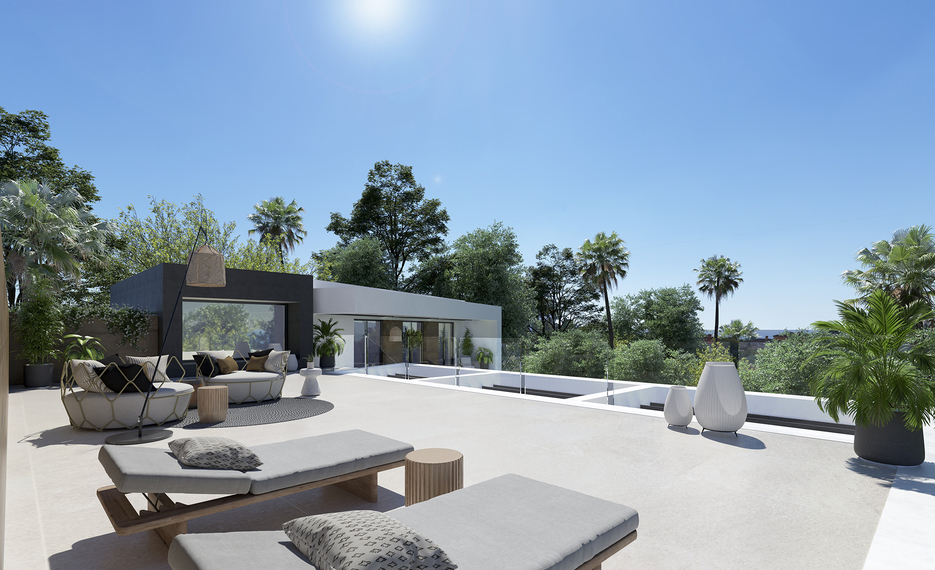 Off plan modern villa for sale in Guadalmina Baja - San Pedro - Marbella