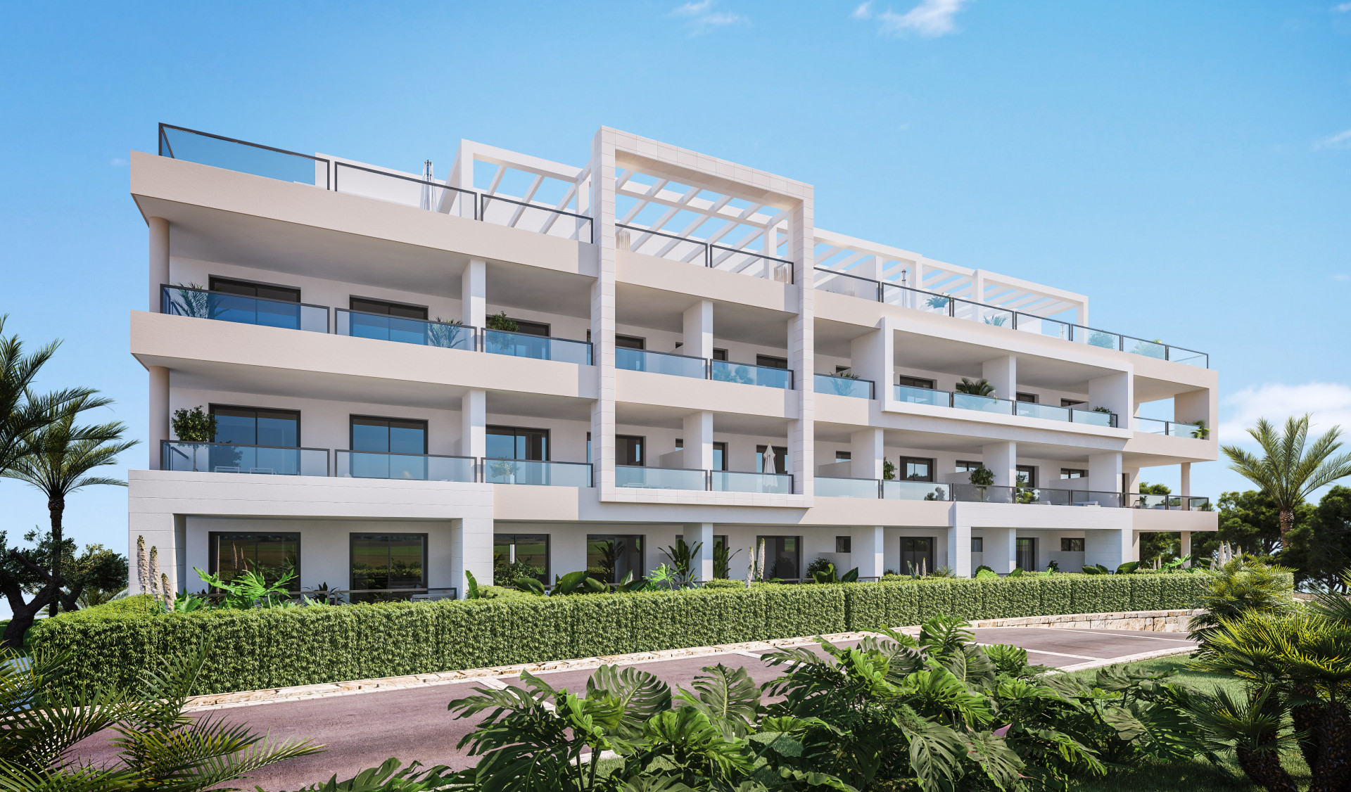 New modern front line golf apartments and penthouses for sale in Calanova - Mijas Costa