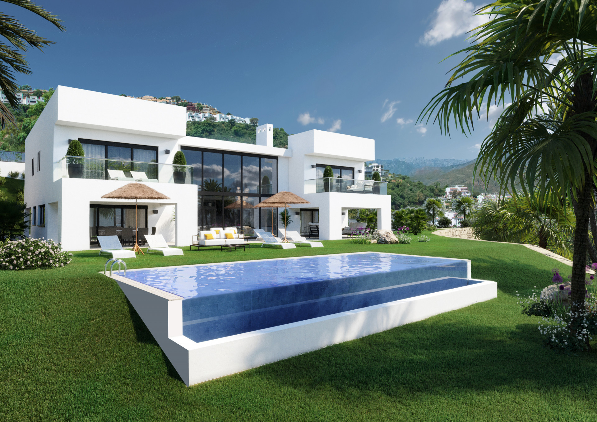 Off Plan modern villa for sale in La Mairena - Elviria