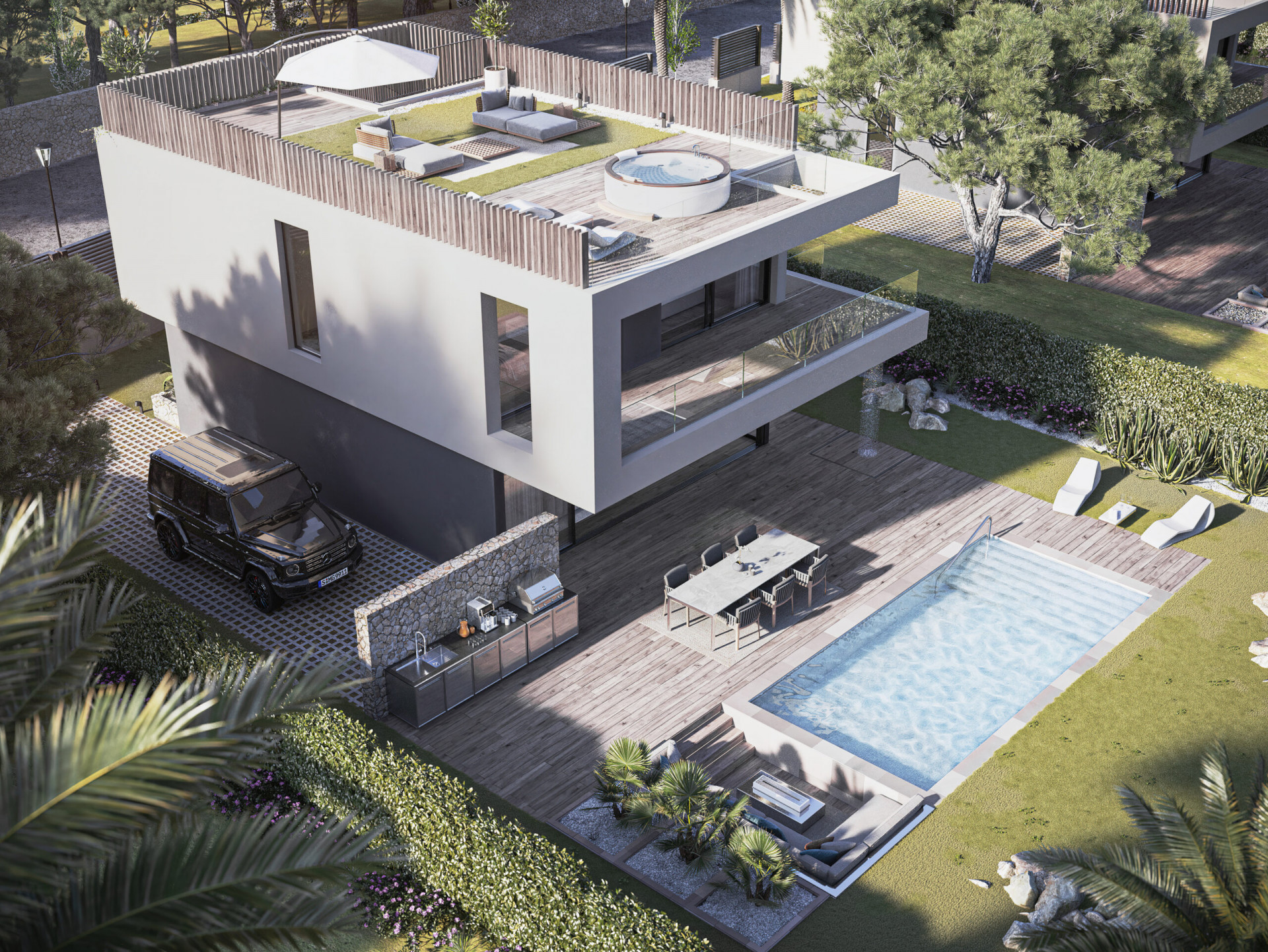 Modern luxury complex of villas for sale in Estepona - Campanario