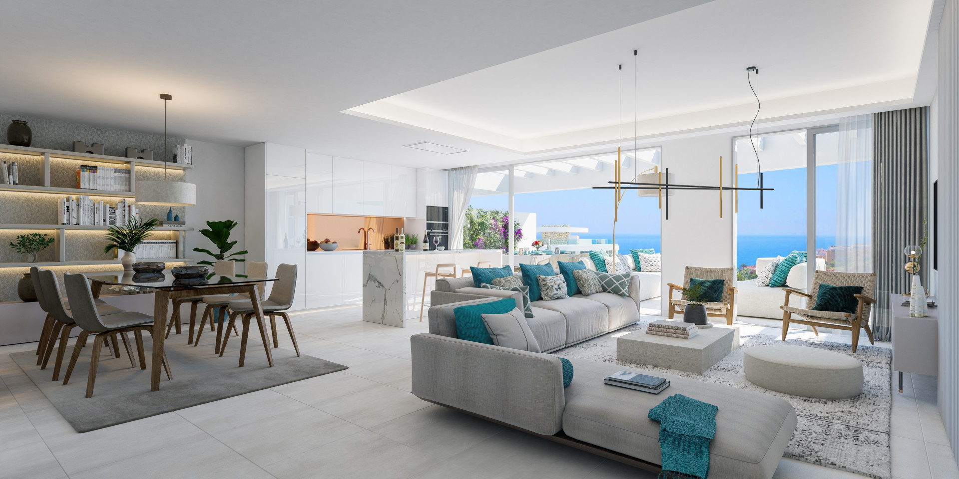 New modern apartments for sale in La Cala de Mijas, Mijas Costa