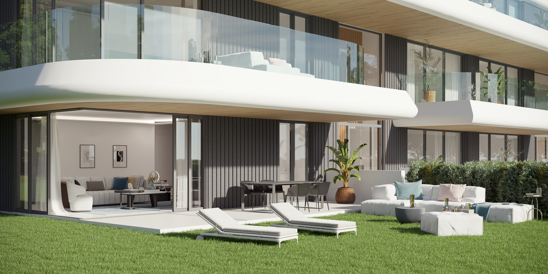 Off plan contemporary apartments and penthouses for sale in Estepona west - Buenas Noches