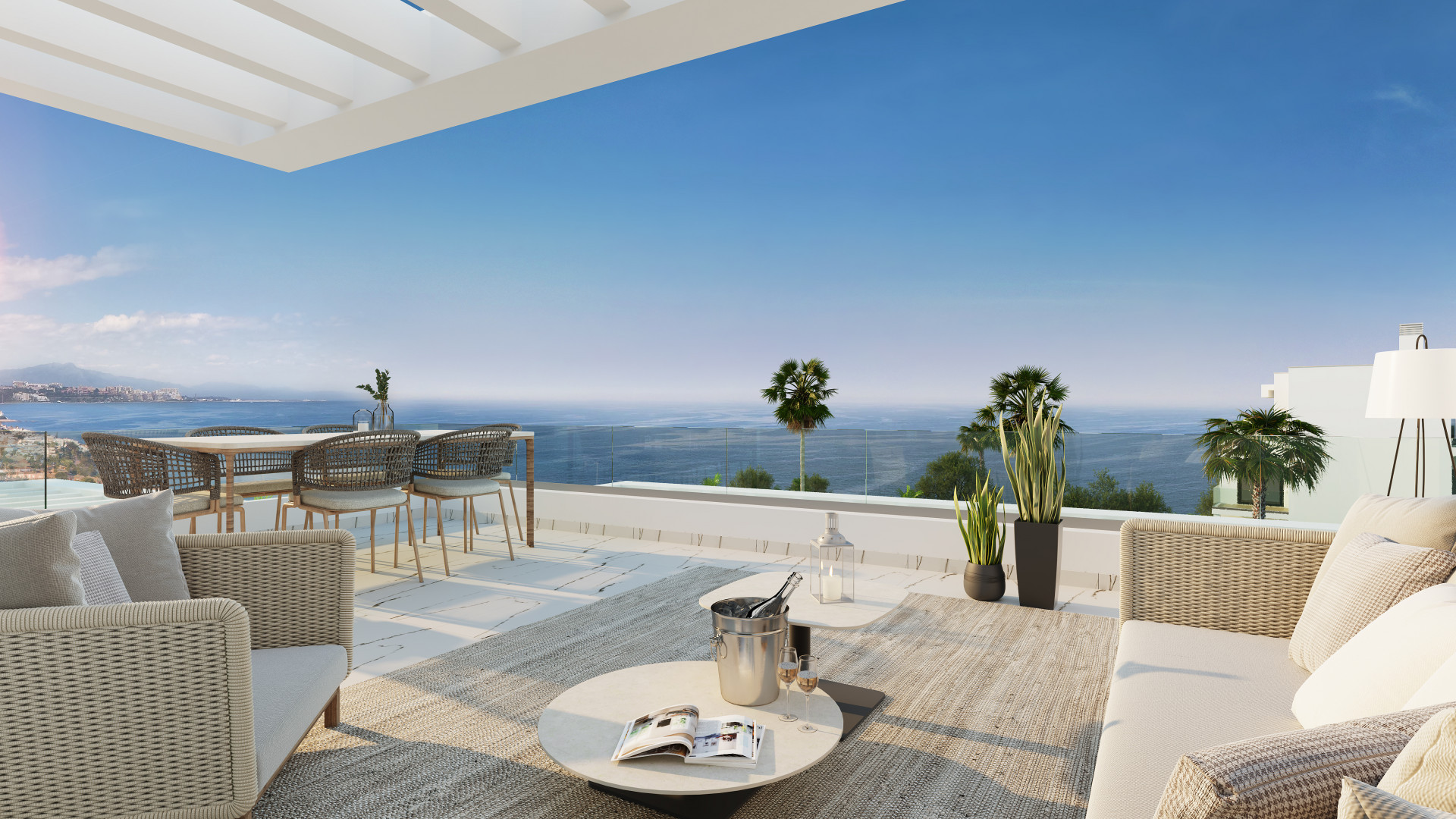 Exclusive beachfront apartment for sale in Casares Estepona