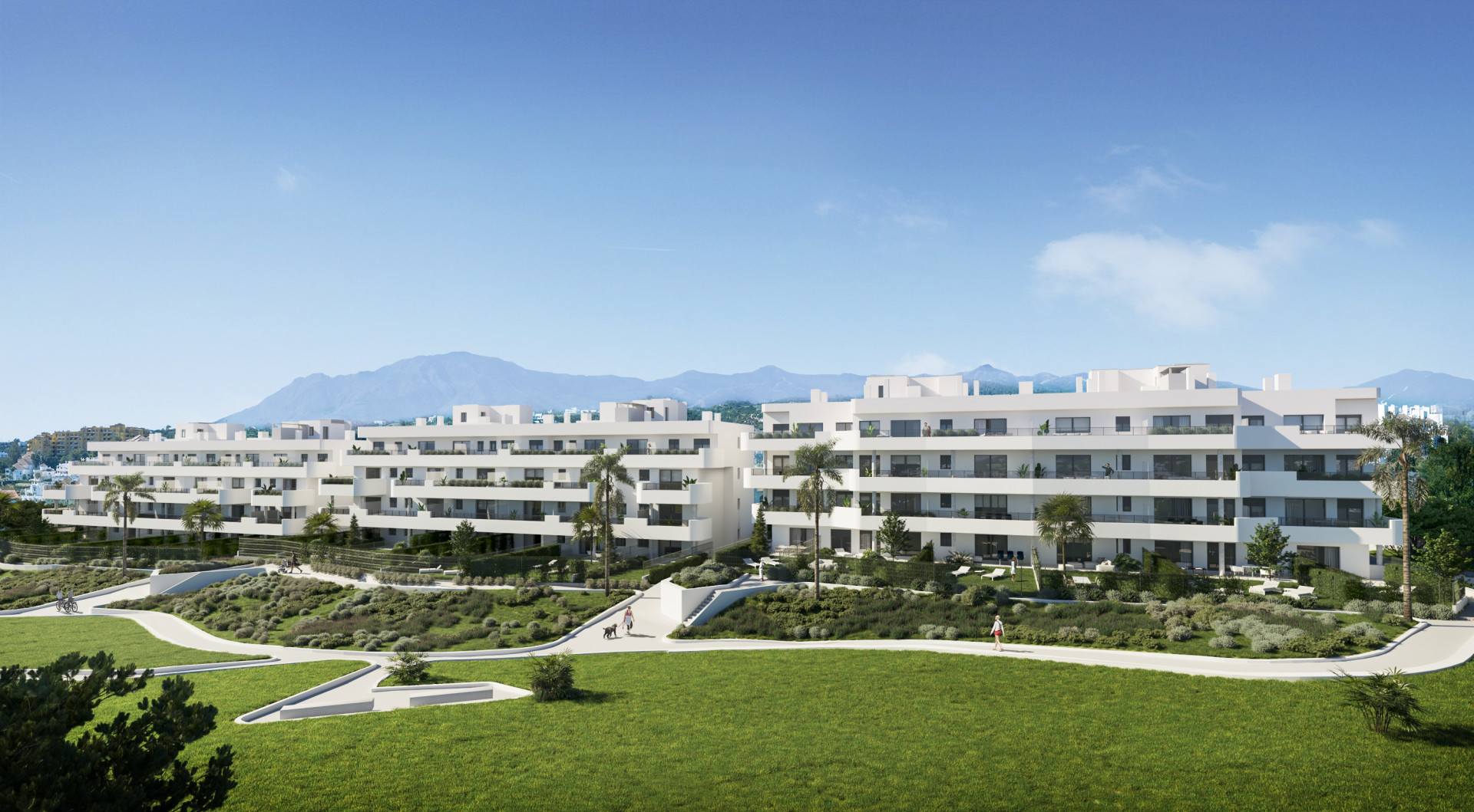 New modern apartments for sale on the New Golden Mile in Estepona