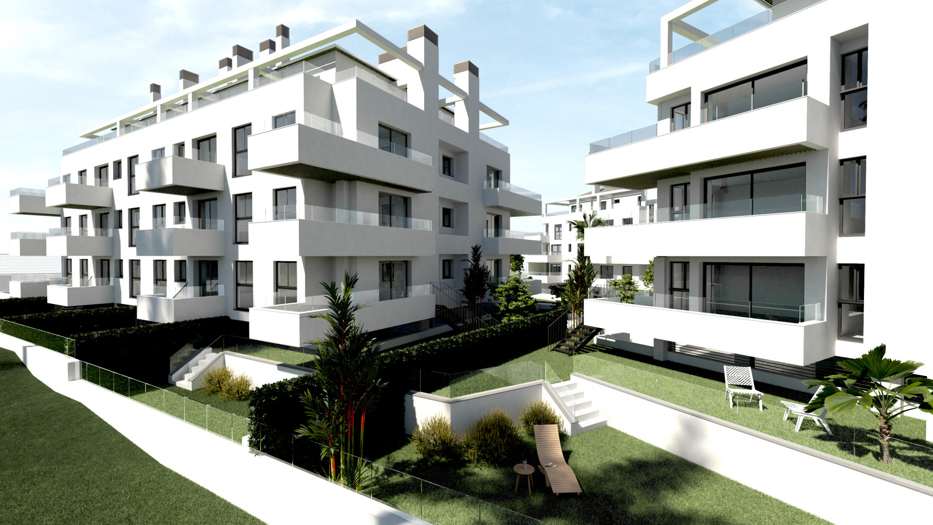 New project of modern apartments for in Calahonda
