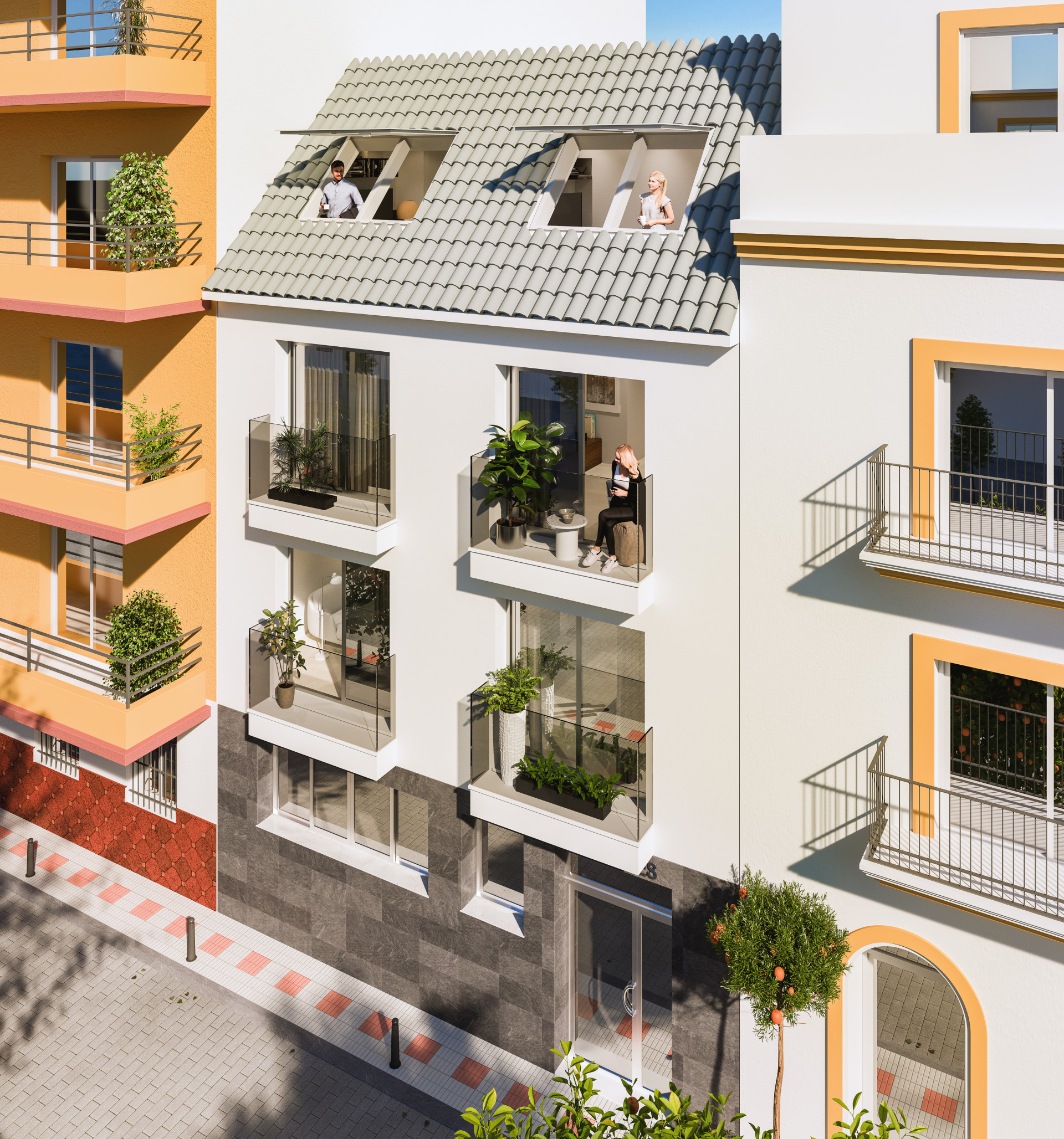New boutique development of modern apartments for sale in the heart of Fuengirola
