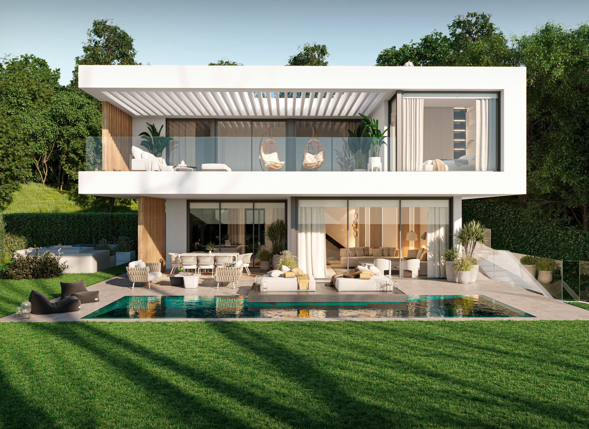 Modern boutique project of detached villas for sale on the New Golden Mile – Estepona