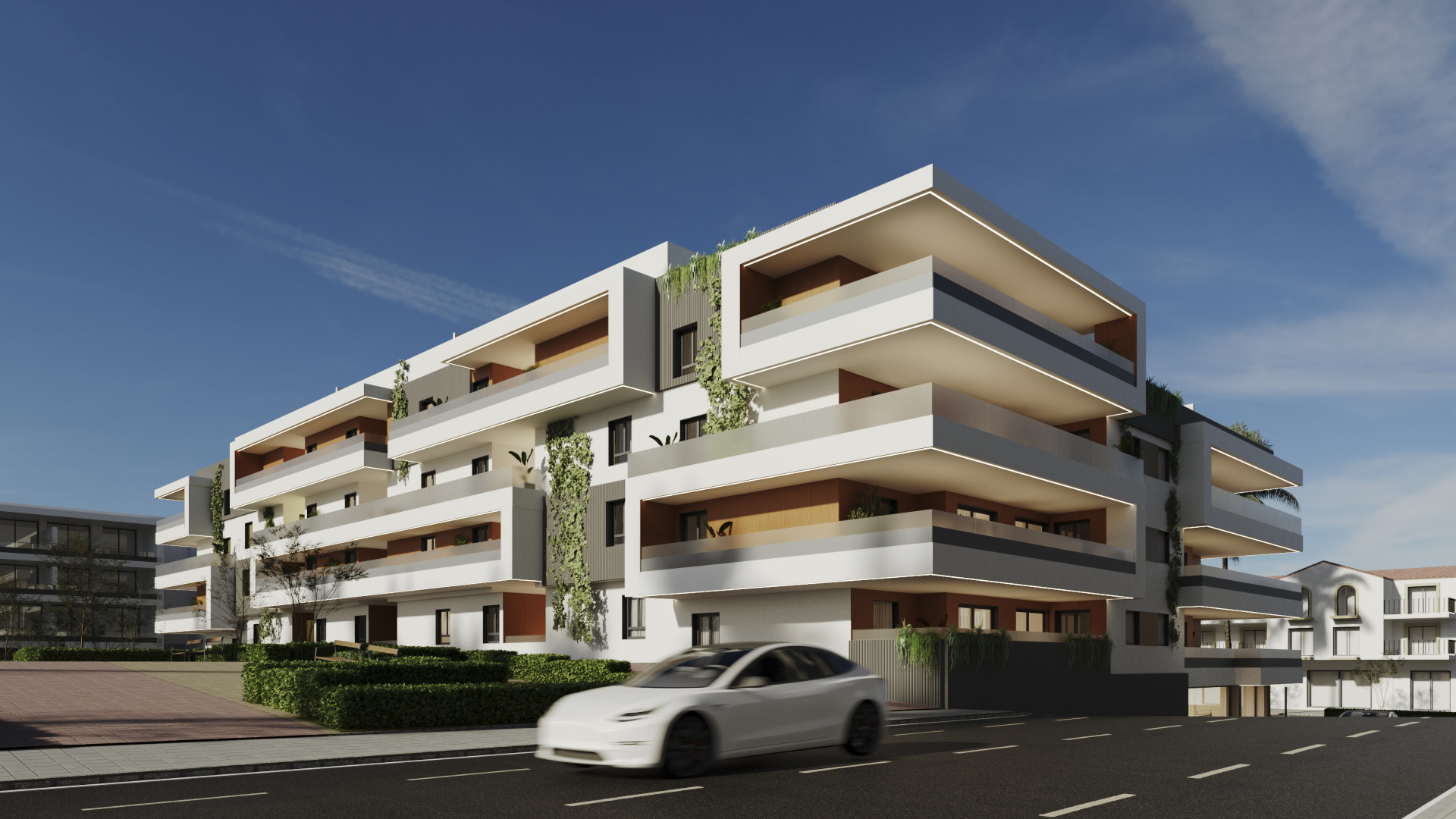 Off-plan town apartments for sale in San Pedro downtown- Marbella